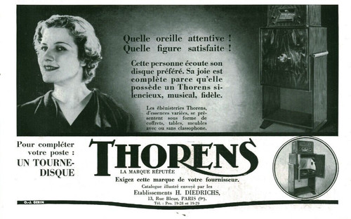 Publicité ancienne tourne