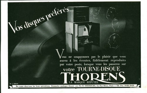 Publicité ancienne tourne